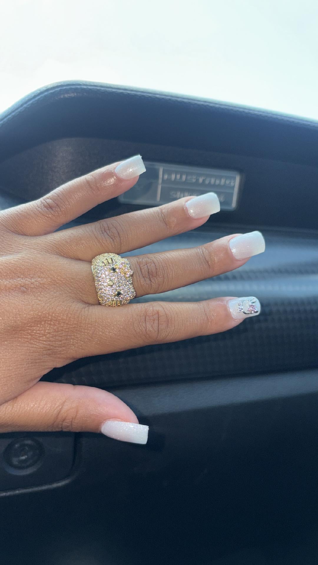 Kit Kat Ice Ring-Gold