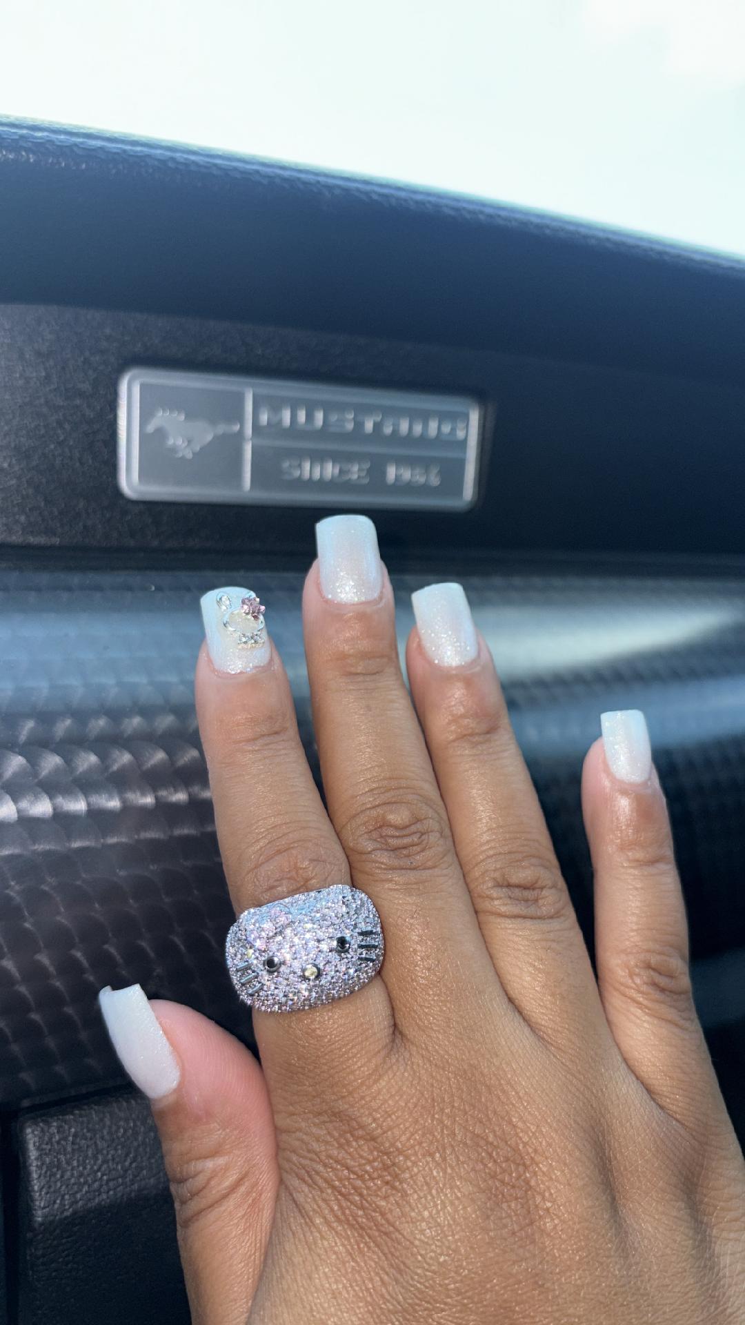 Kit Kat Ice Ring-Silver